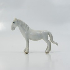 Vintage White Porcelain Horse