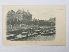 Vintage Early Undivided Back Postcard - London - New Scotland Yard