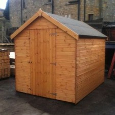 8x6 B-Grade T&G Wooden Garden Shed - Factory Seconds - Cheap Store Garden Hut 