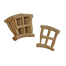 5 Pack MDF Wooden Fairy Door