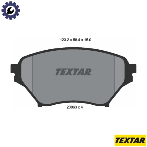Brake pad set - brake,