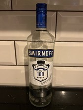 EMPTY Smirnoff Blue Label