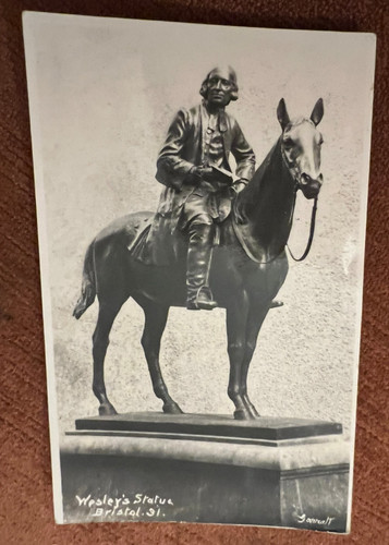 Antique postcard john wesley - antique,