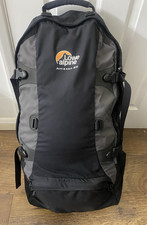 Lowe Alpine Amazon 60 Backpack Rucksack Travel Bag Torso Fit System - Black/Grey