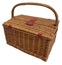Vintage Wicker Picnic Basket