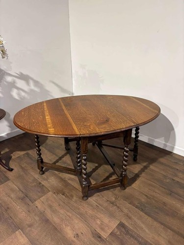 Vintage oak gateleg dining - gateleg,