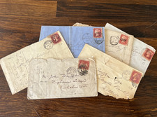 QV GB SG 43 1d Penny Red