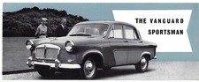 Standard Vanguard Sportsman 1956-1957 UK Market Small Format Foldout Brochure