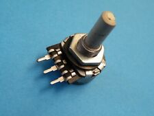20mm Single Gang Potentiometer Shaft 1/4" D Flat PCB 1M Log 12g Z223