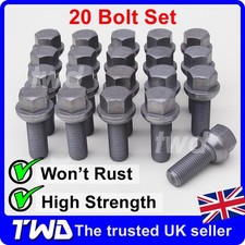 20 x ALLOY WHEEL BOLTS FOR