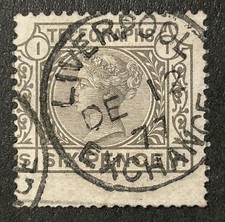 1876 telegraph 6d grey - telegraph,