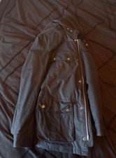 barbour wax jacket mens small