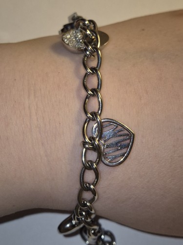 Dkny heart charm bracelet - dkny,