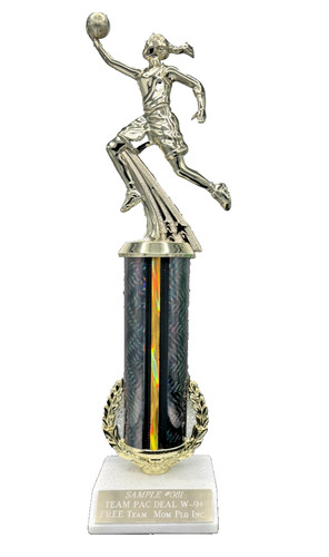 Girls basketball trophy - basketball,