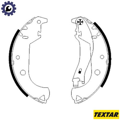 Brake shoe set 91059900 - set, for