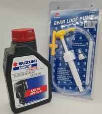 GEAR OIL  & PUMP FOR TOHATSU OUTBOARD  MOTUL SUZUKI MARINE SAE 90 API GL-5