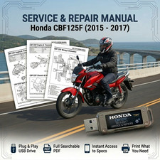 HONDA CBF125F 2015 2016 2017
