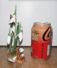 Exquisite Boehm Porcelain Flower Figurine ~ Snowdrop ~ England ~ Excellent