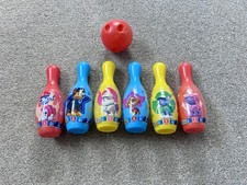 Kids Paw Patrol Skittles And Ball Set Of 6