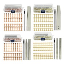 Leather Rivet Kit Brass Rivets