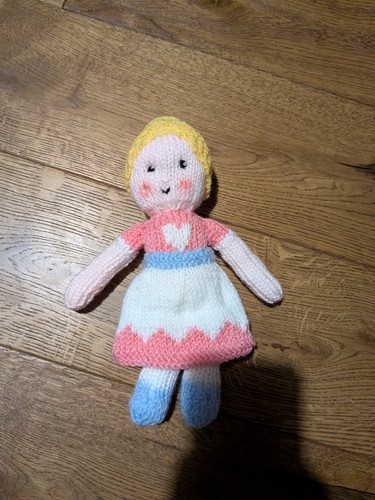 Handmade knitted princess - princess, soft