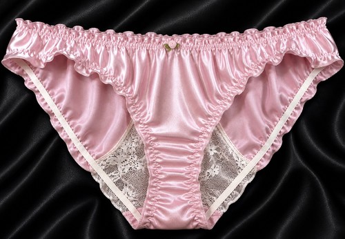 Women pink satin stretch - satin,