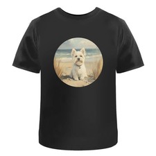'Westie Dog on Beach' Unisex
