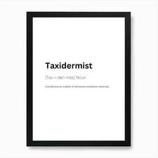 Taxidermist Definition Meaning