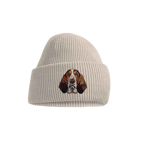 Basset hound dog beanie - basset, hat
