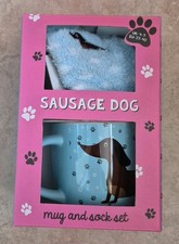 Sausage Dog - Mug and Sock Set (UK 4-7, EU 37-40)