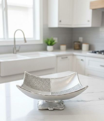 Ceramic diamond fruit - ceramic, bowl