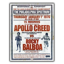 Rocky retro metal sign - retro,