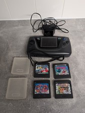 Sega Game Gear Handheld Console And 5 Games And Power Supply