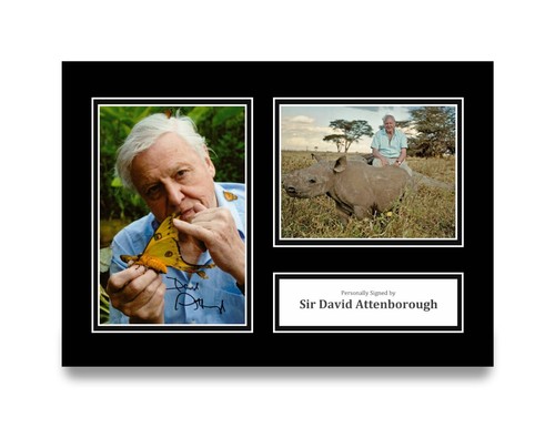 Sir david attenborough signed - david,