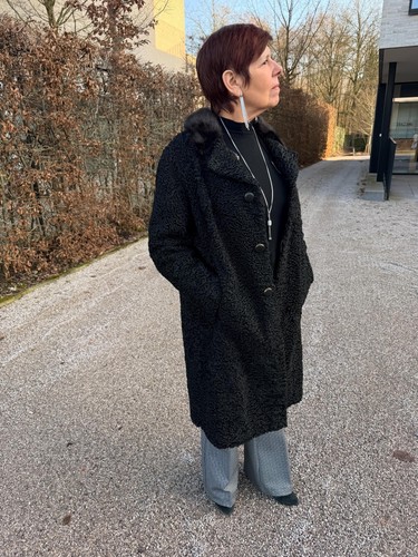 Luxury vintage black karakul - luxury,