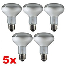 pack of 5 Bulbs R80 100W ES