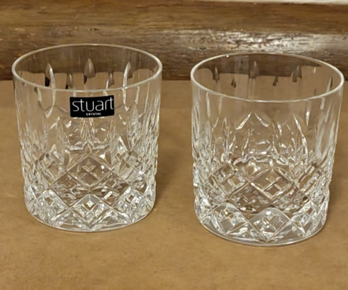 Pair stuart crystal - pair, of