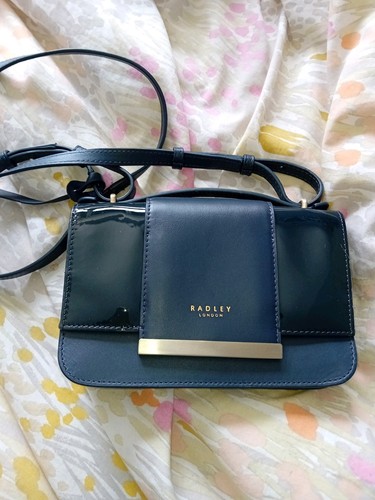 Radley ascot navy patent - radley,