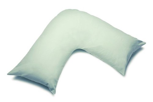 Shaped pillow case cover - v,