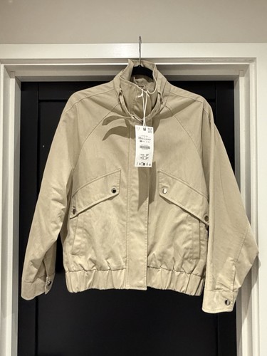 Zara oversize high neck bomber - oversize,