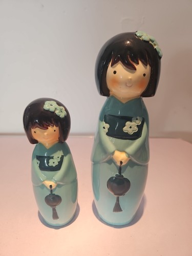 Pair kokeshi vintage - a, of