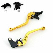 Long Brake Clutch Lever For Honda CB1000R 08-14 CBR1000RR /FIREBLADE 04-07 Gold.