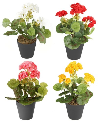 Best artificial 24cm geranium - artificial,