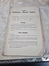 lister stationary engine