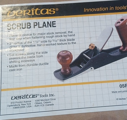 Veritas scrub plane - scrub, 1