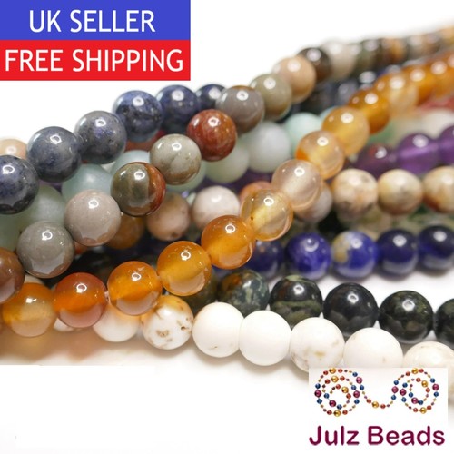 Natural 6mm gemstone round - 6mm,