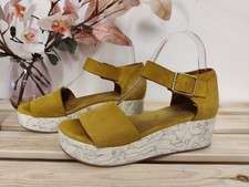 COS OCHRE YELLOW SANDALS UK 5