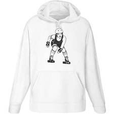 'Roller Derby Skater' Adult Hoodie / Hooded Sweater (HO045110)