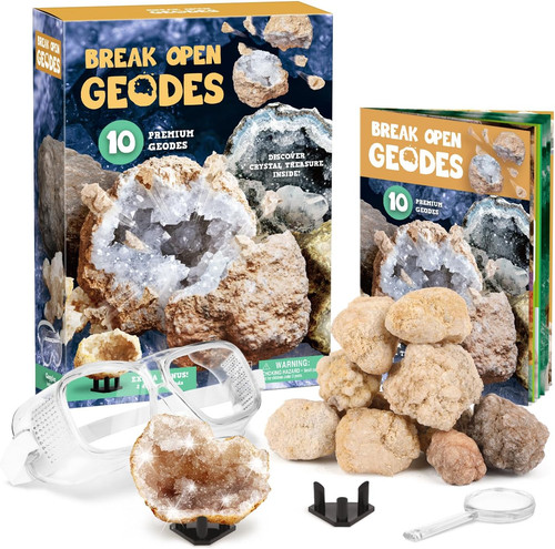 Geode crystal rock kit - geode,
