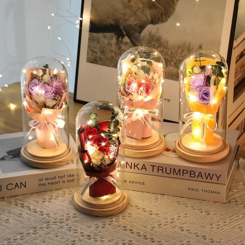 Led galaxy rose eternal - led,